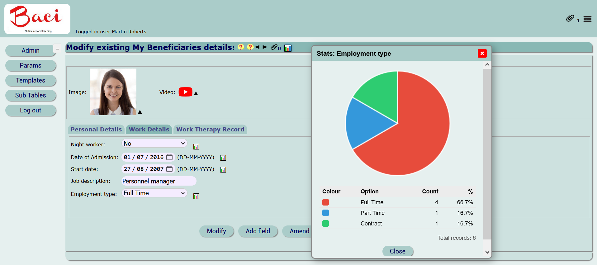 Field Statistics